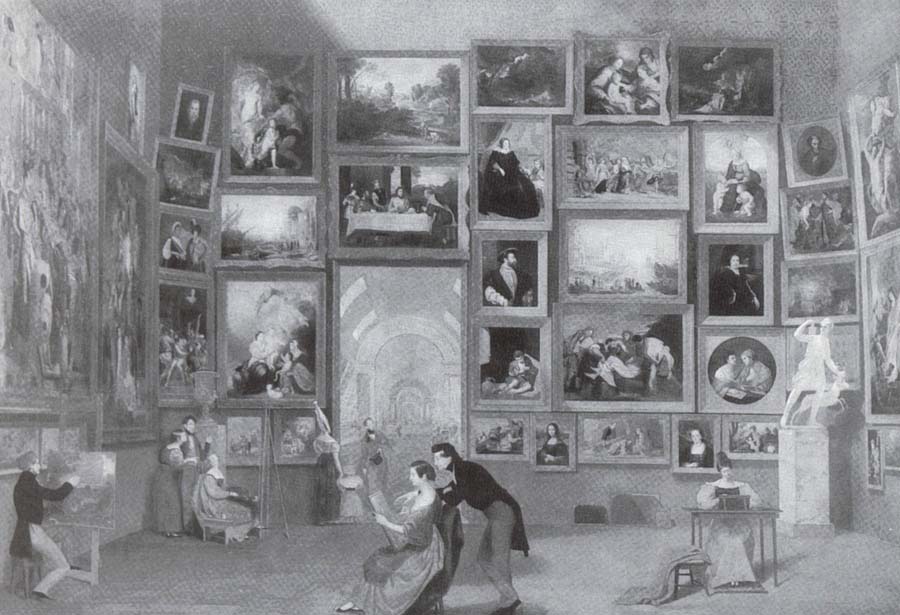 Die Galerie des Louvre